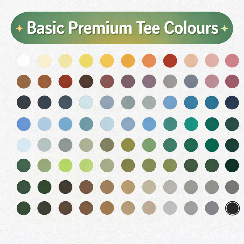 Custom printed 100% Cotton Unisex Tee