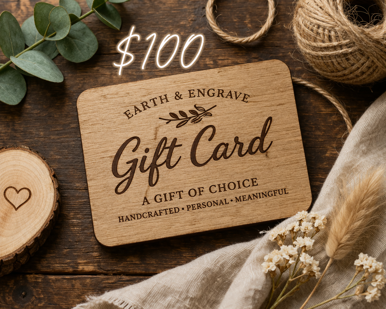 Earth & Engrave Gift Card