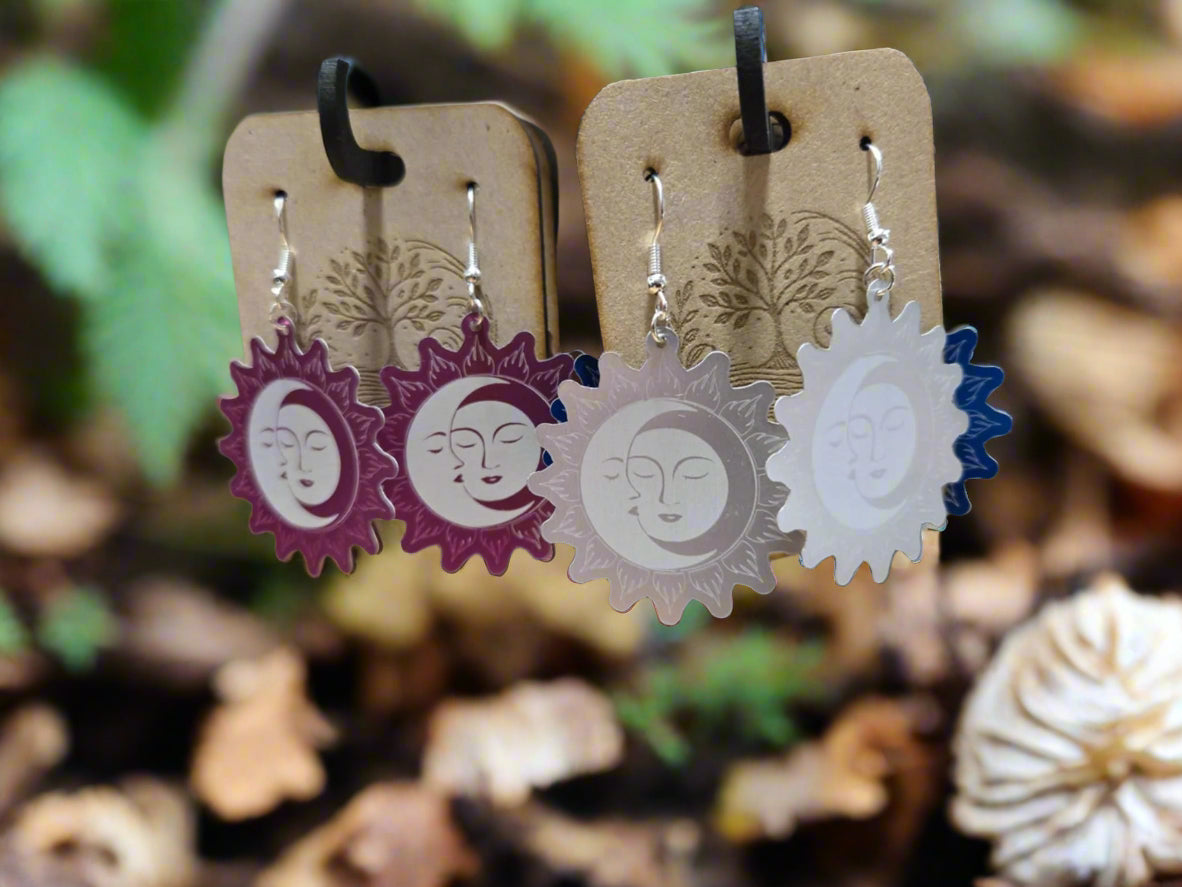 Handcrafted Aluminium Earrings β Bold, Lightweight, Laser-precision