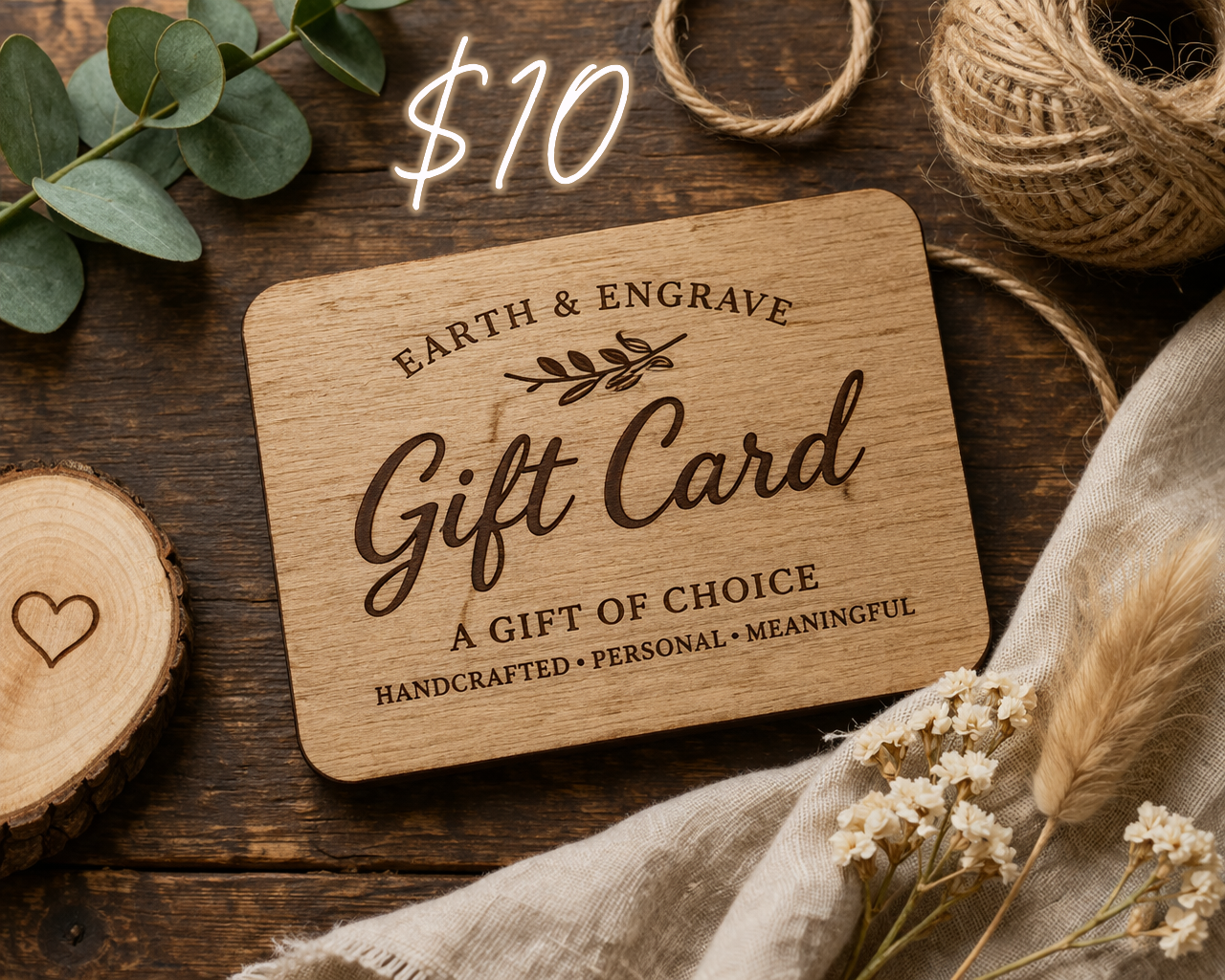 Earth & Engrave Gift Card
