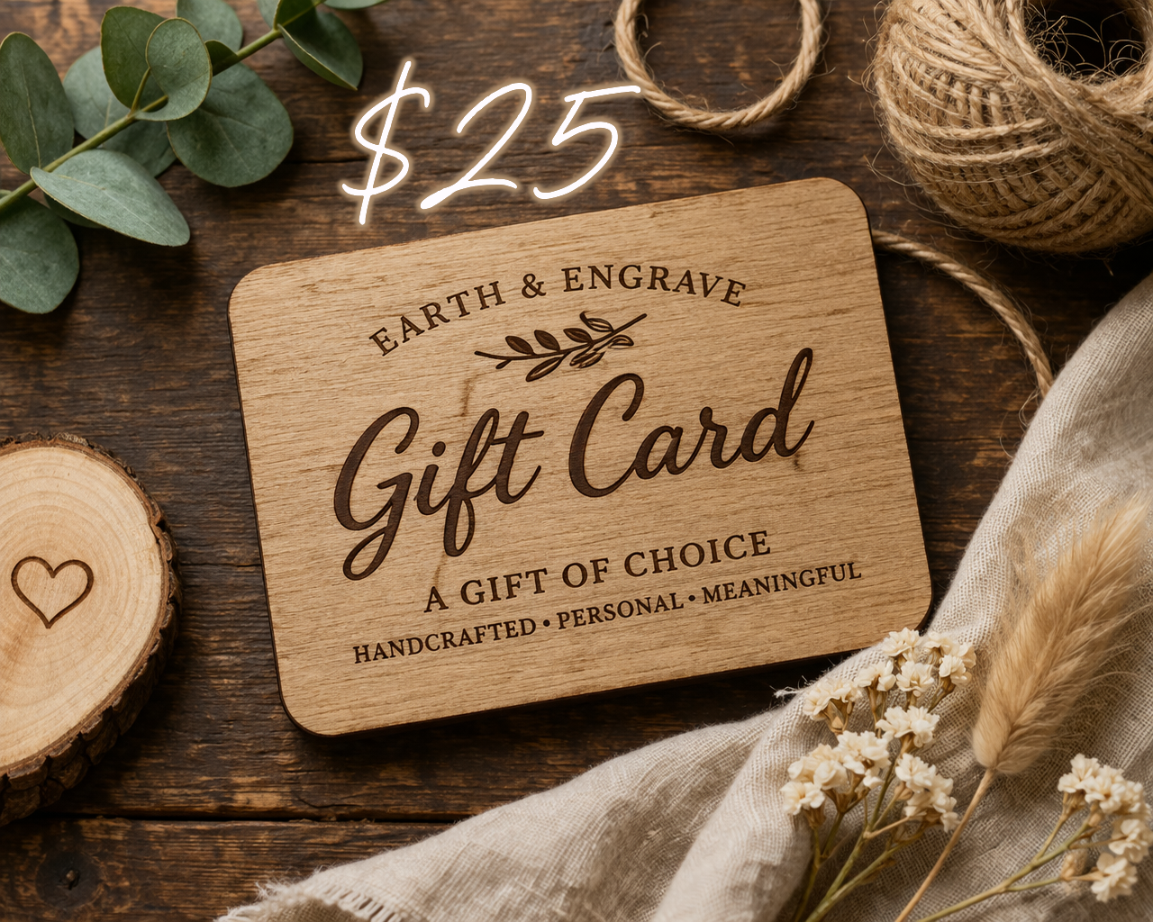 Earth & Engrave Gift Card