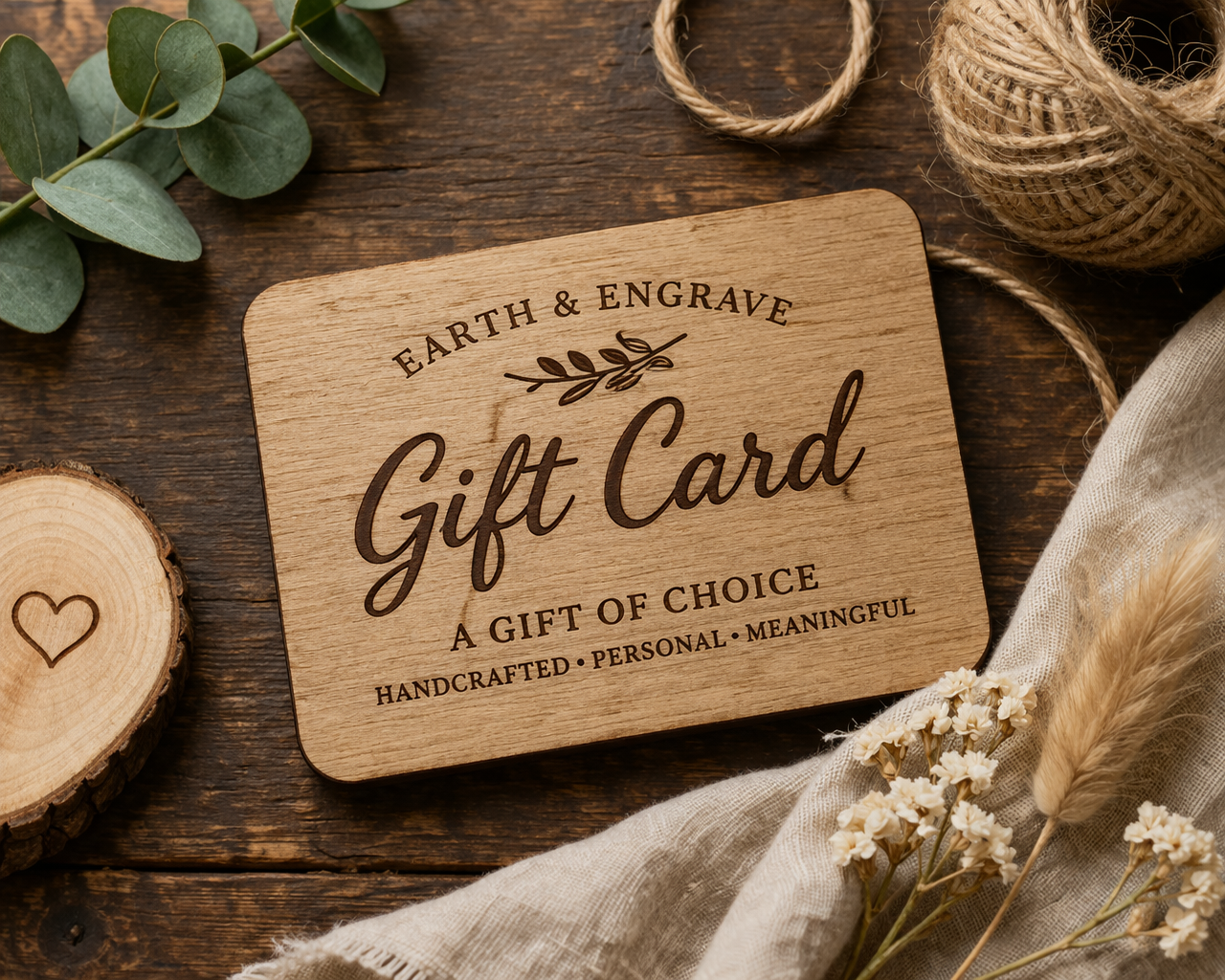 Earth & Engrave Gift Card