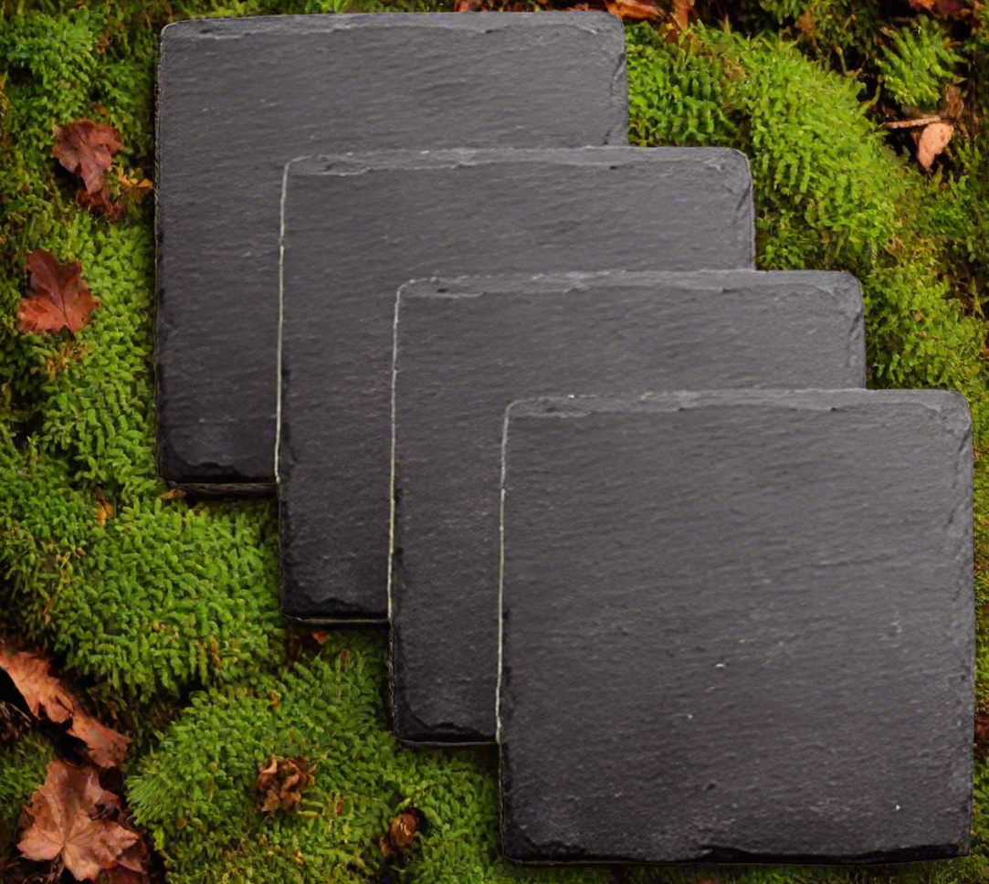 Slate coasters (4 Pack)