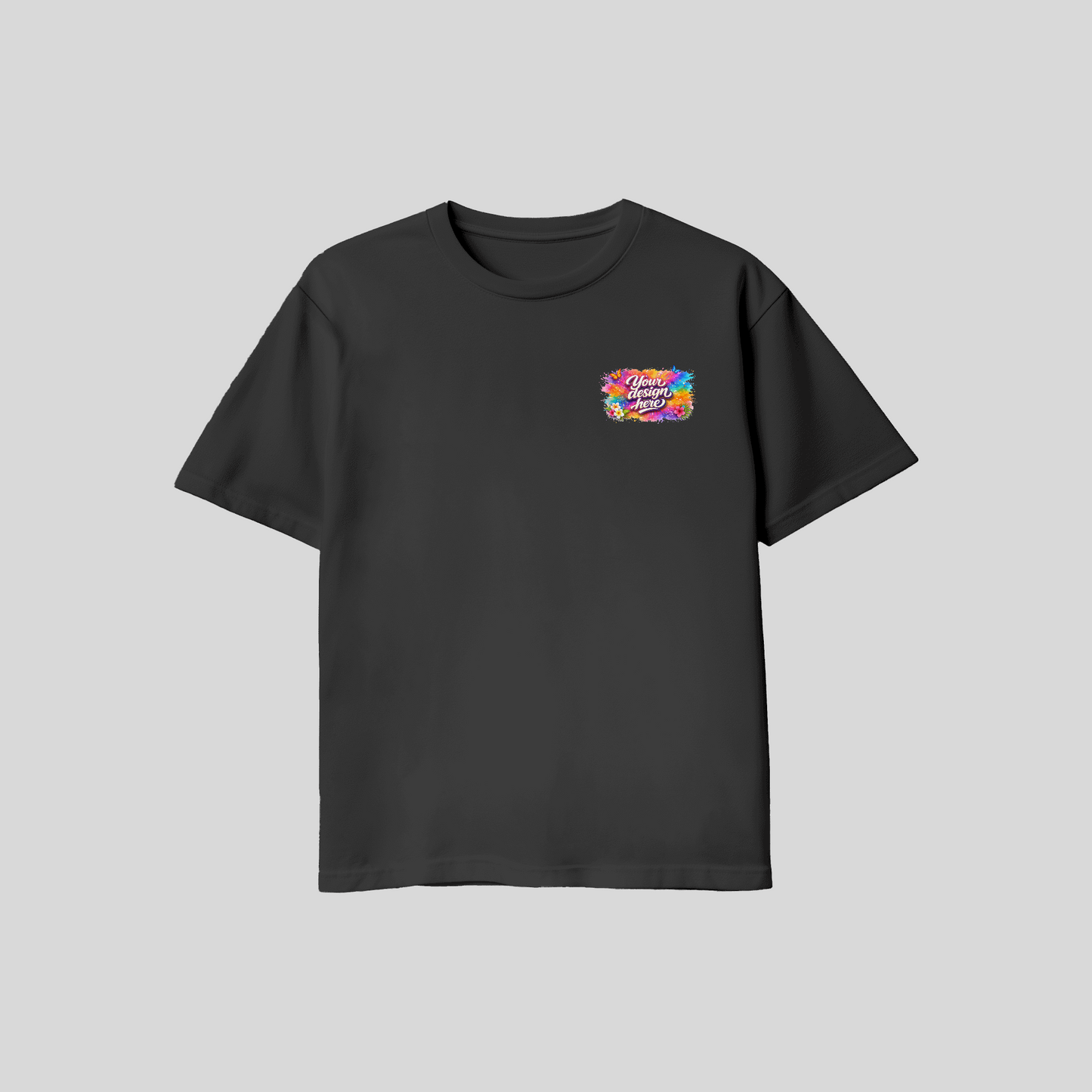 Custom printed 100% Cotton Unisex Tee