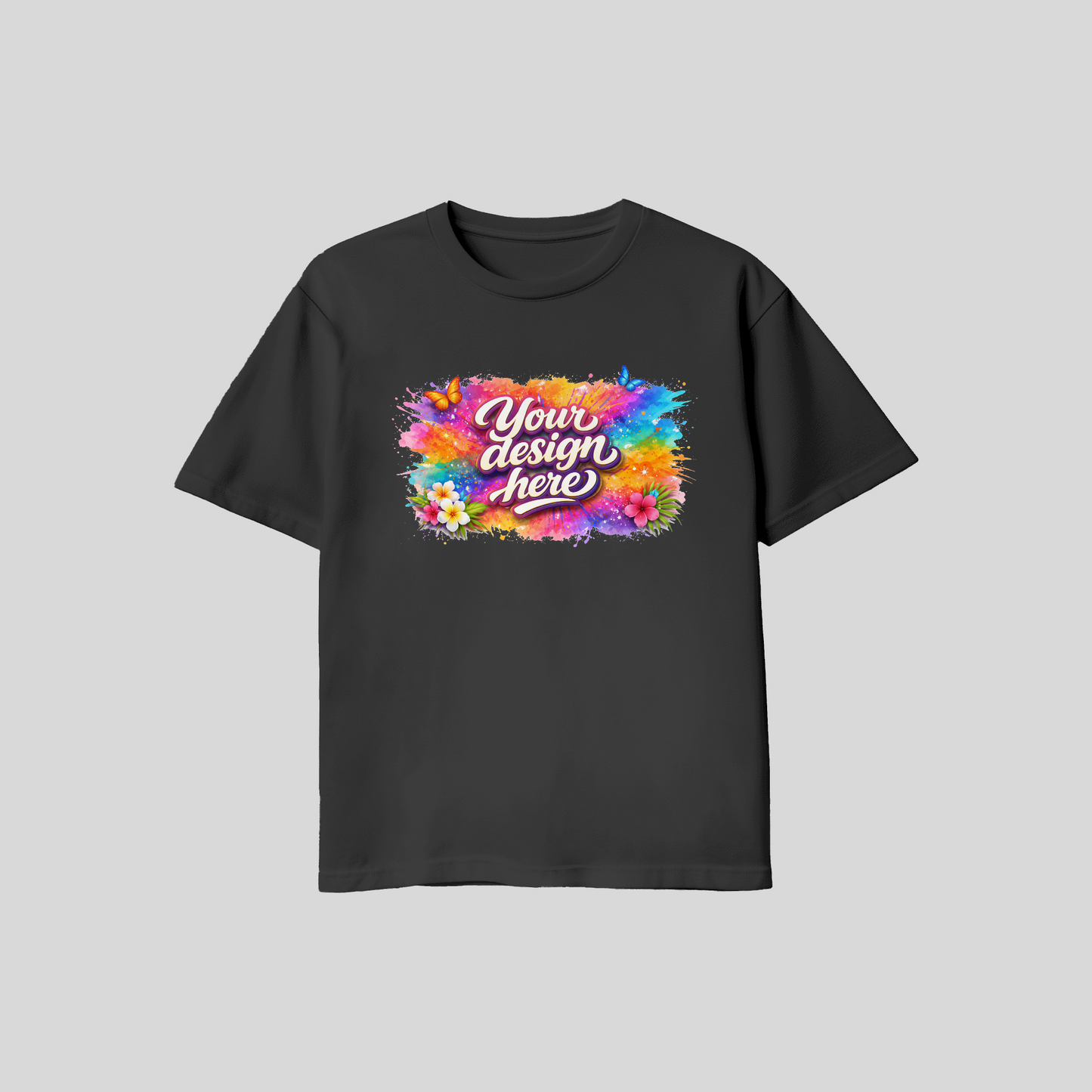 Custom printed 100% Cotton Unisex Tee