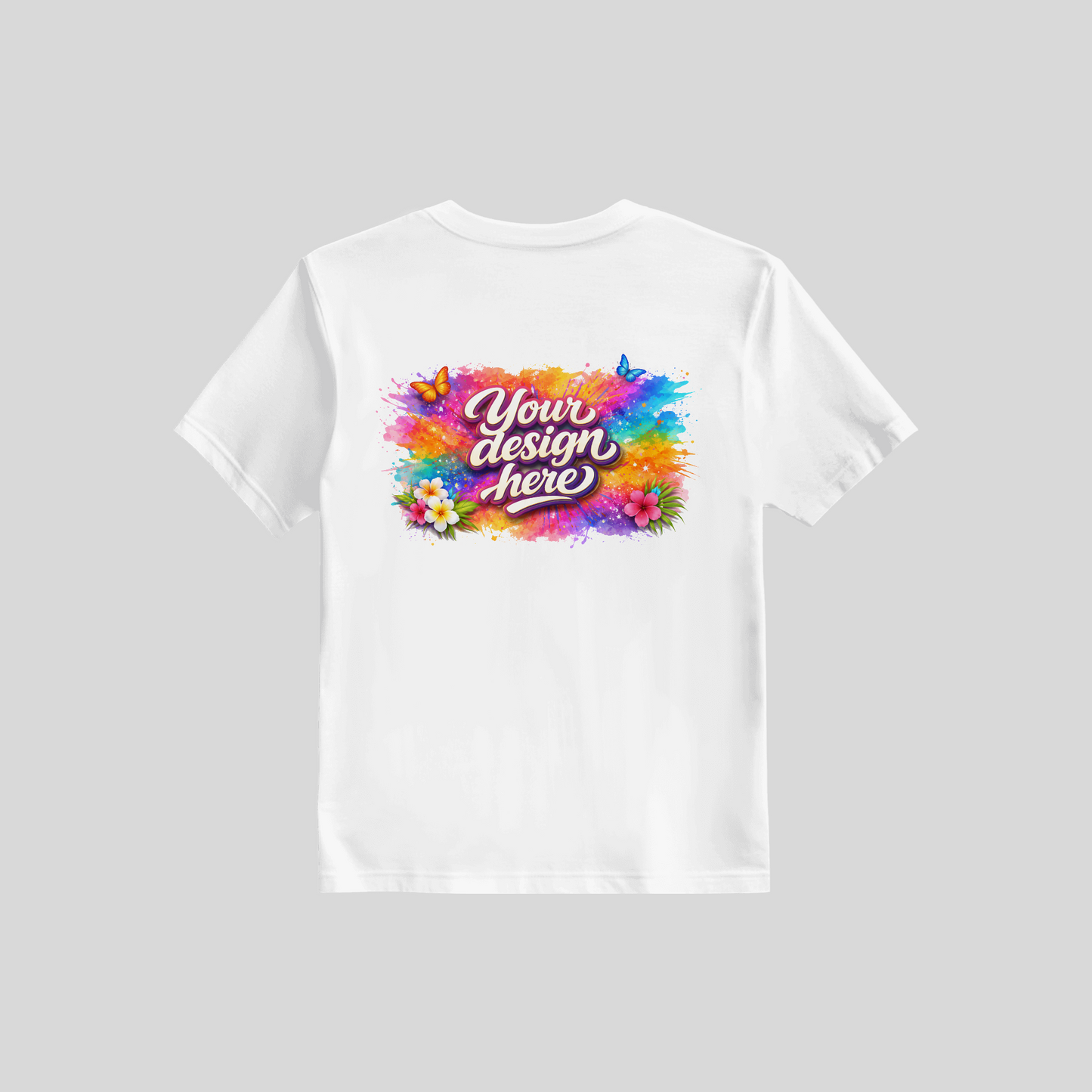 Custom printed 100% Cotton Unisex Tee