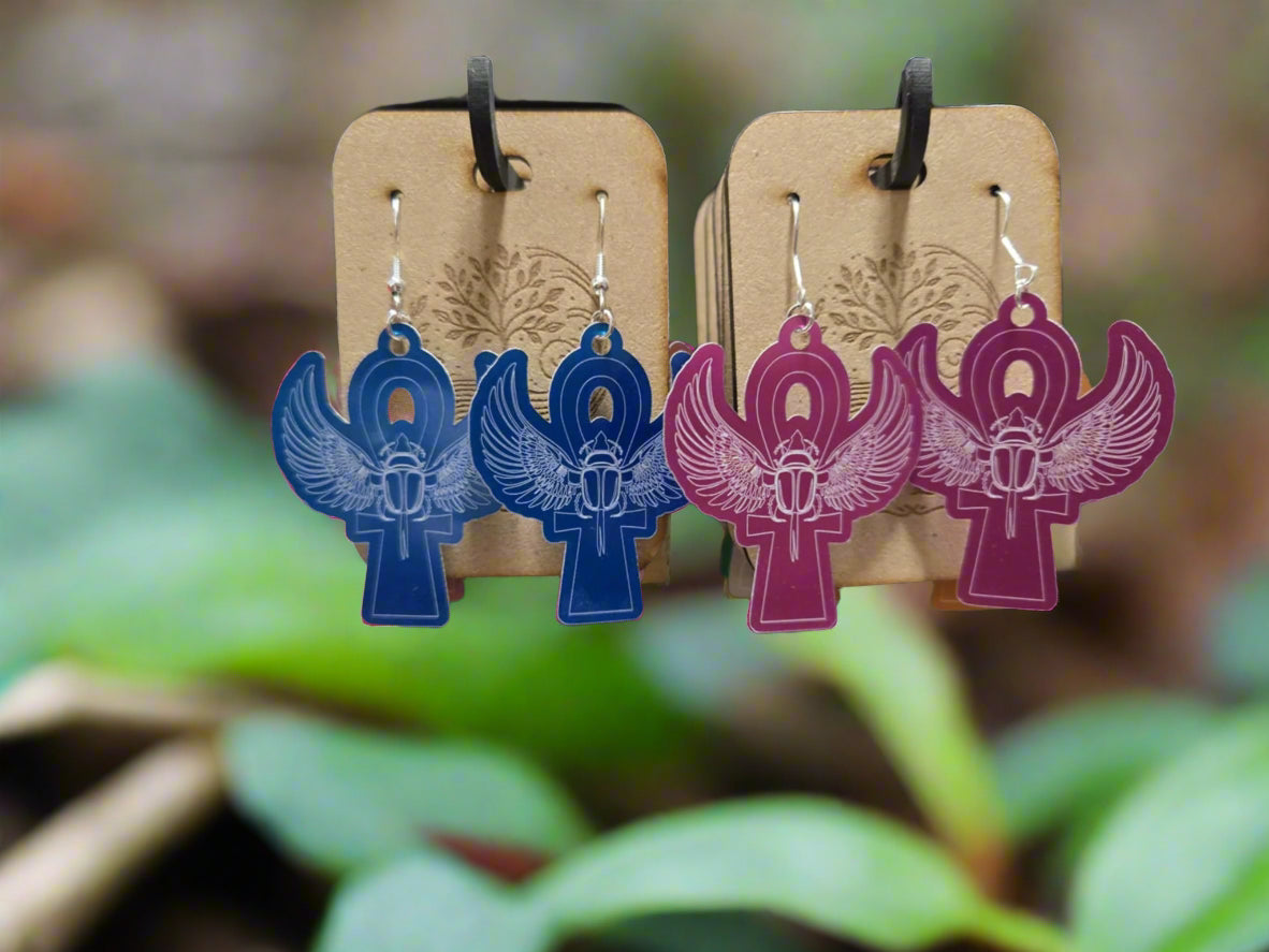 Handcrafted Aluminium Earrings – Bold, Lightweight, Laser-precision