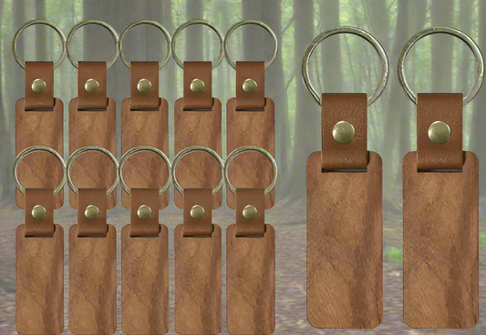 Walnut Keyring